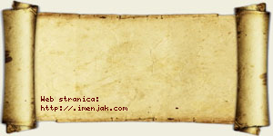 Andrea Stojmenović vizit kartica